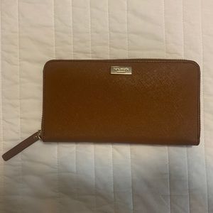 Michael Kors Brown and Gold Wallet